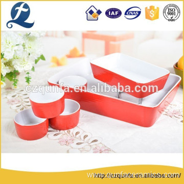 Factory wholesale oven safe ceramic bread baking tray